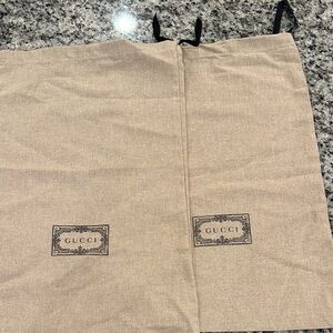 Gucci Tan Dust Bag